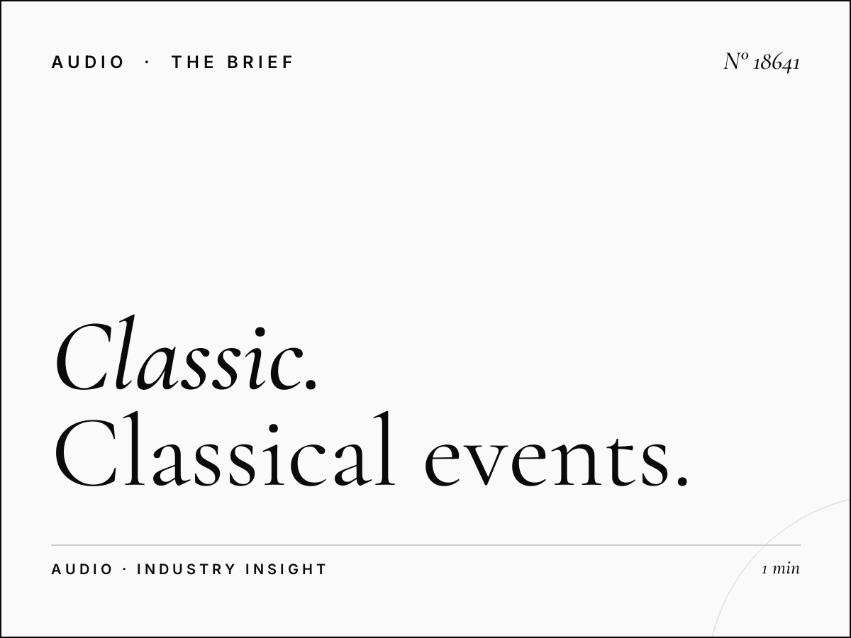 Classic FM London 100.6 Event Promotion: Classical Events