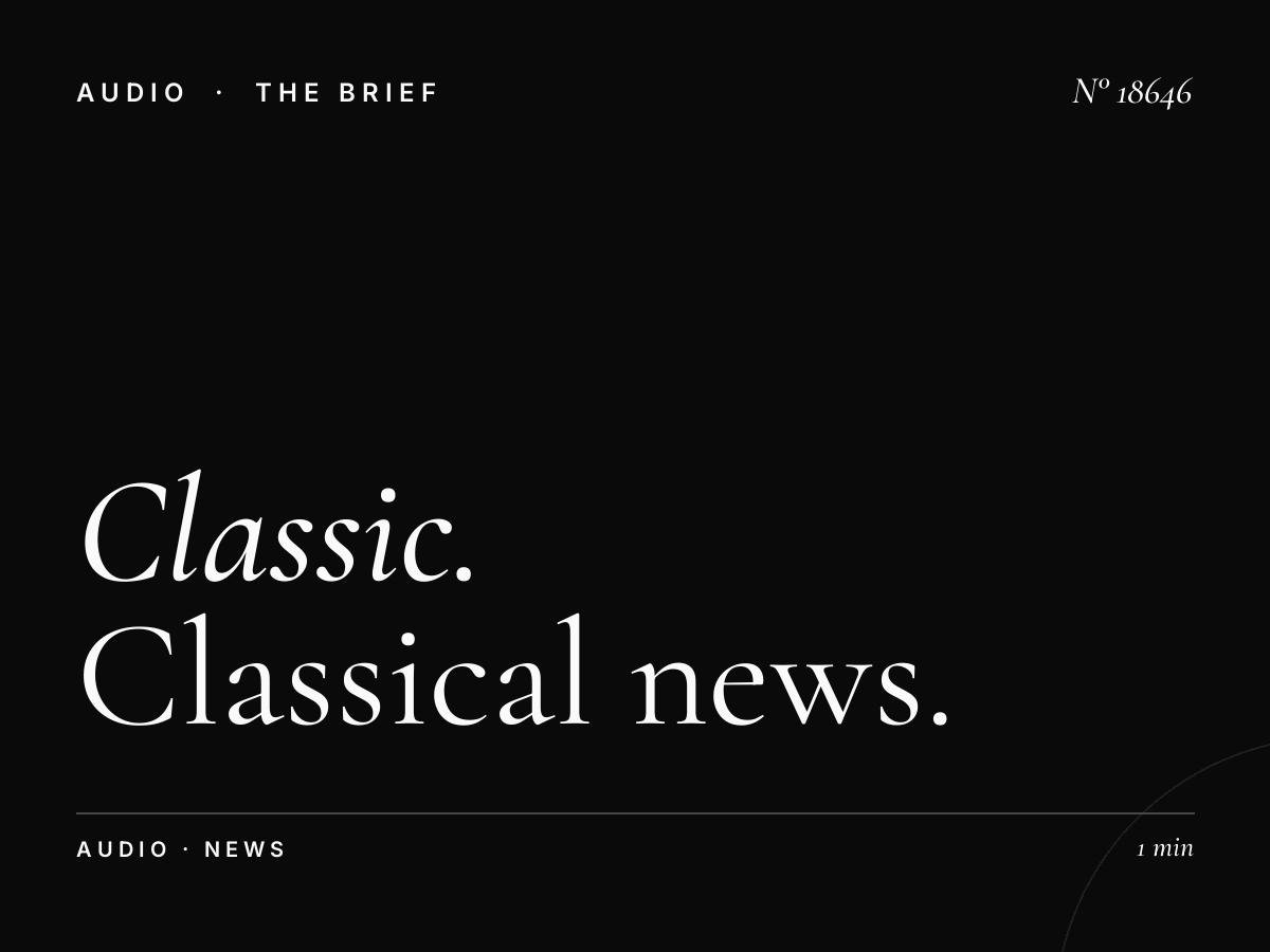 Classic FM London 100.6 News Updates: Classical News