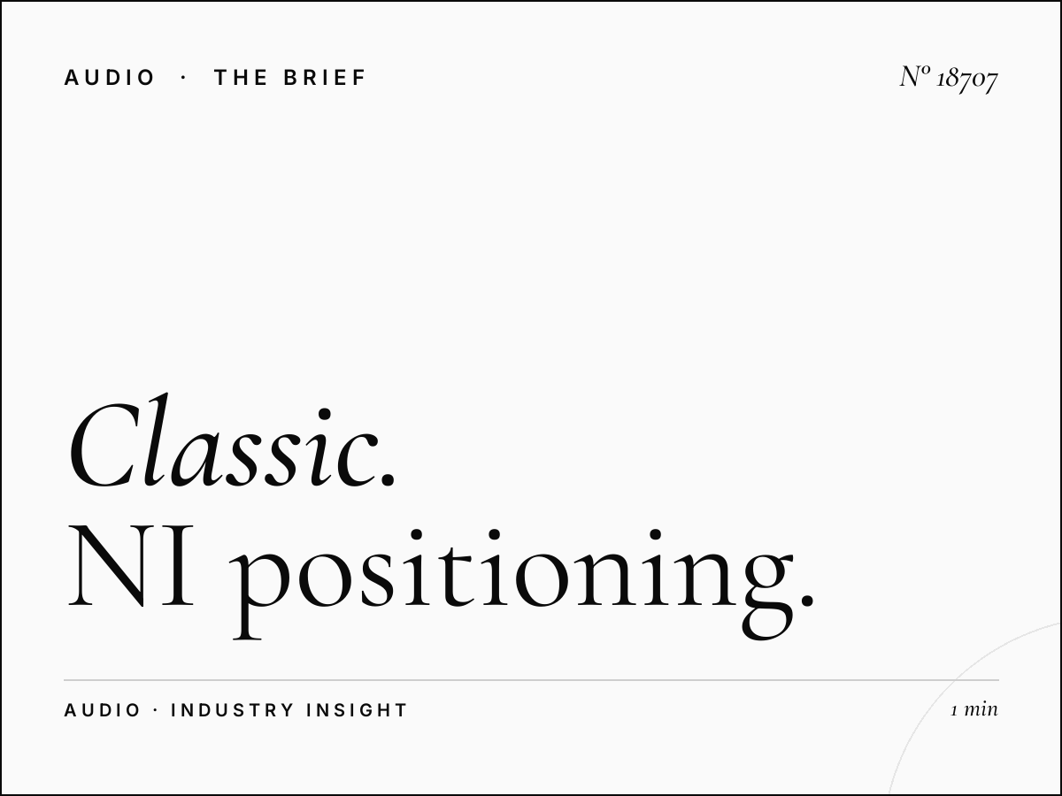 Classic FM N Ireland 101.9 Competition: NI Positioning