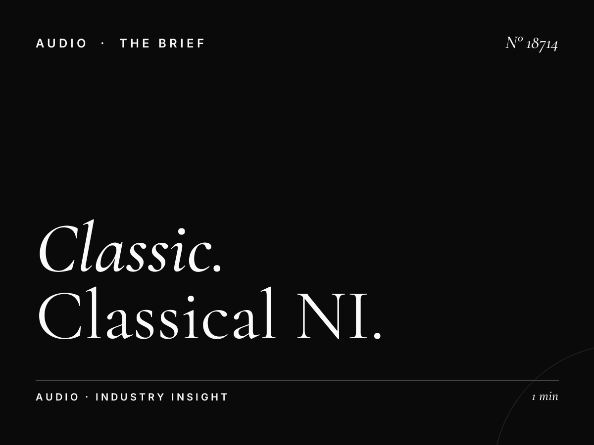 Classic FM N Ireland 101.9 Sponsorship: Classical NI