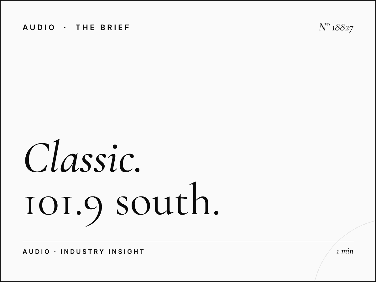 Classic FM South 101.9 Frequency: 101.9 South Coverage