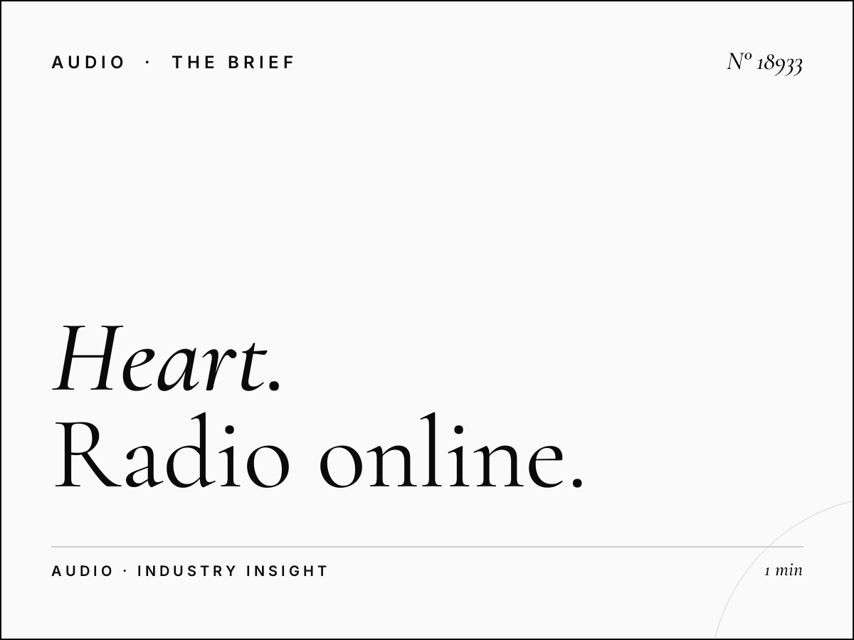 Heart Radio UK Digital Integration: Radio Online National