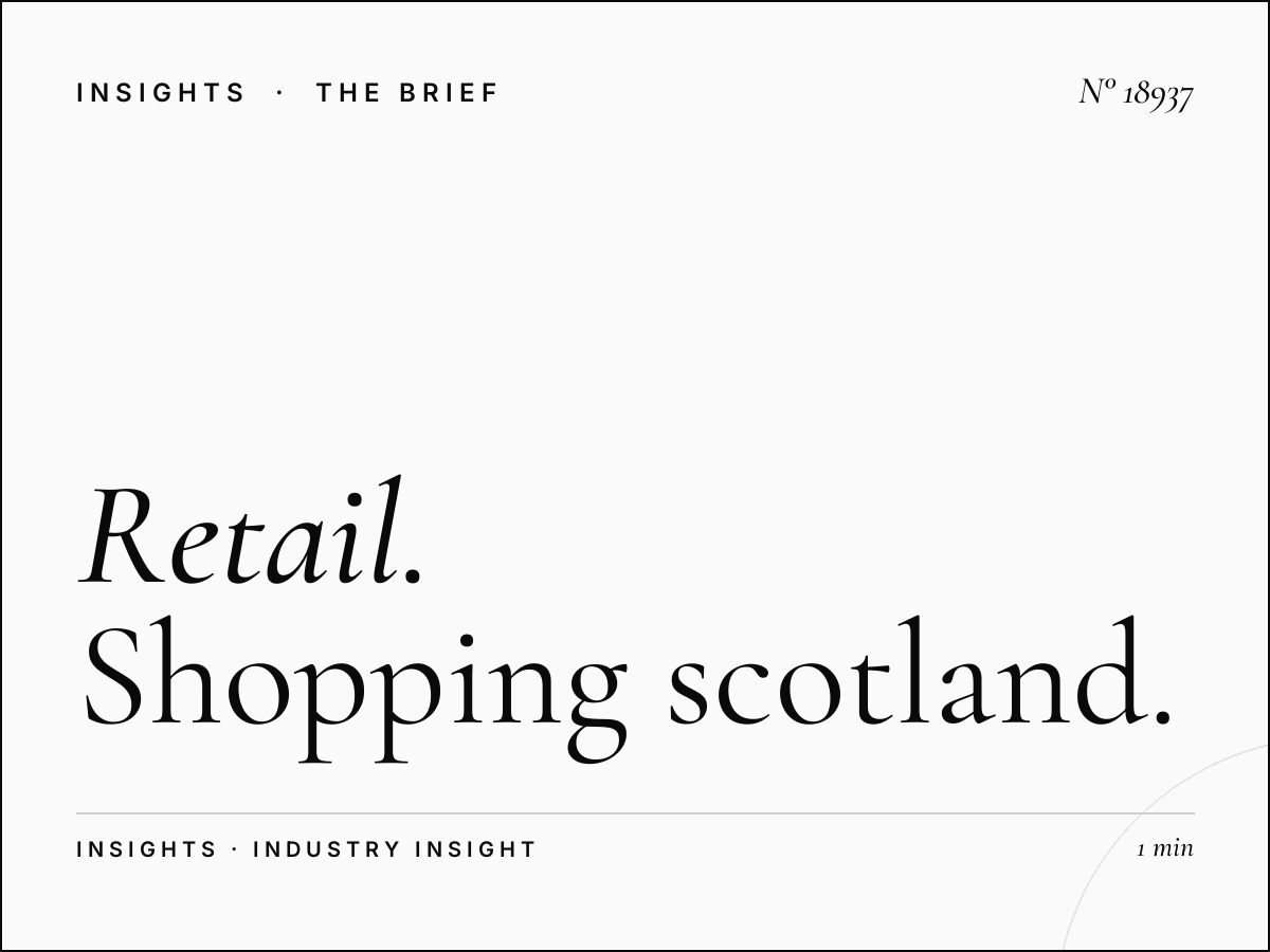 Retail Brands Smooth Scotland: Shopping Scotland Advertising