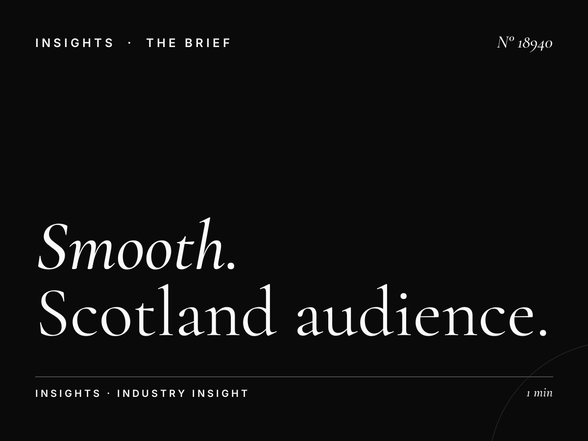 Smooth Scotland 105.2 Listener Profile: Scotland Audience