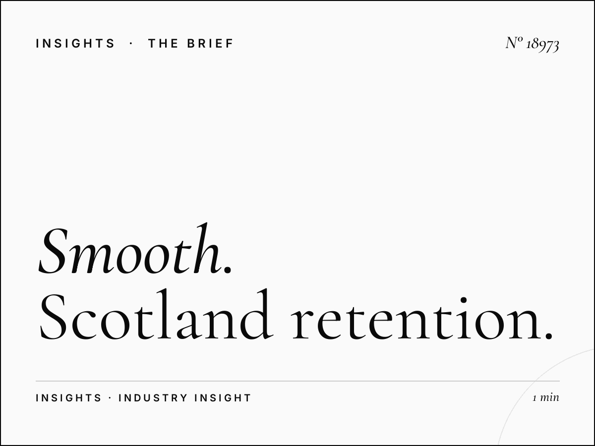 Smooth Scotland 105.2 Listener Loyalty: Scotland Retention
