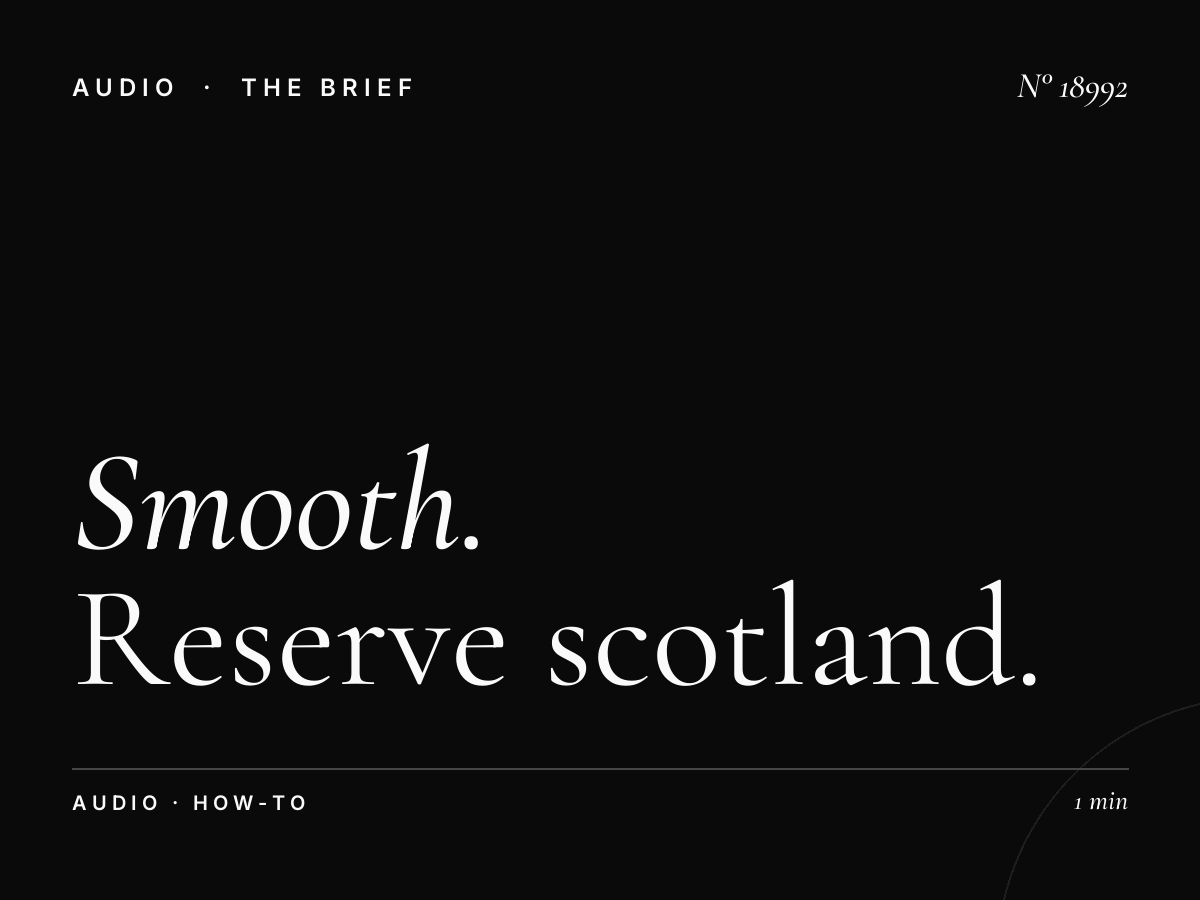 Smooth Scotland 105.2 Booking: How to Reserve Scotland Radio Advertising
