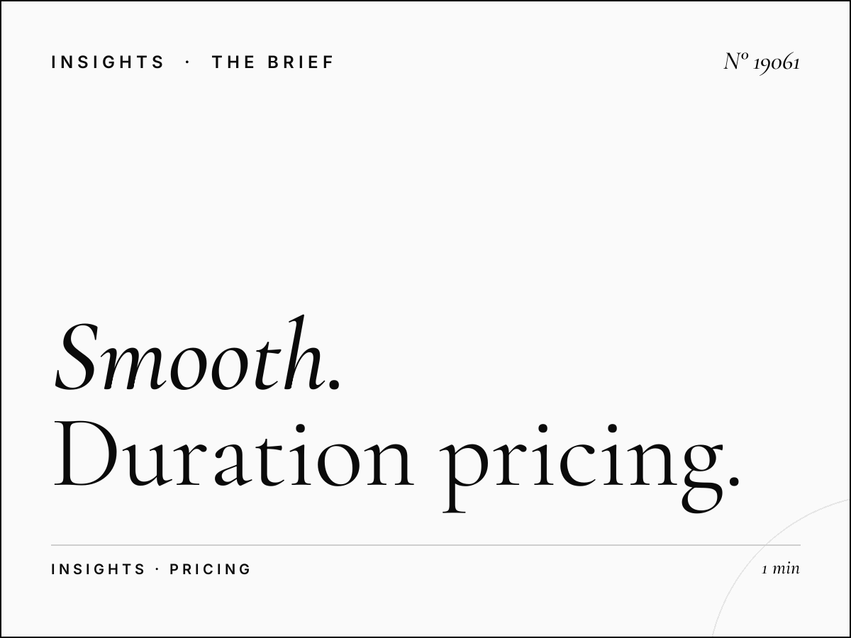 Smooth London 102.2 Monthly Rates: Duration Pricing
