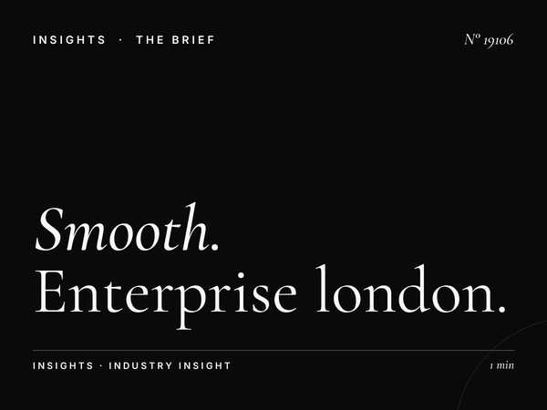 Smooth London 102.2 Corporate: Enterprise London Marketing