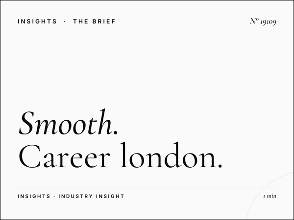 Smooth London 102.2 Professional Audience: Career London