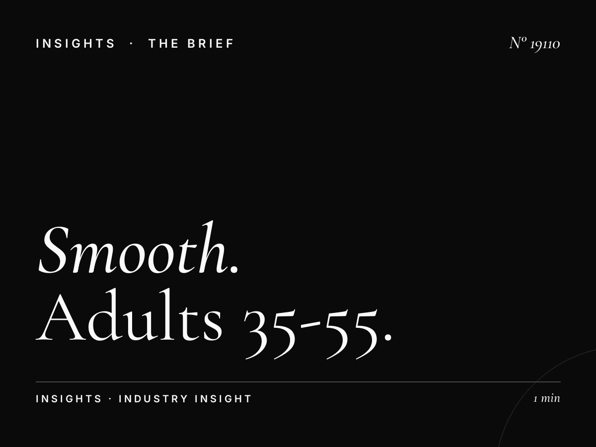 Smooth London 102.2 Mature Audience: Adults 35-55 London