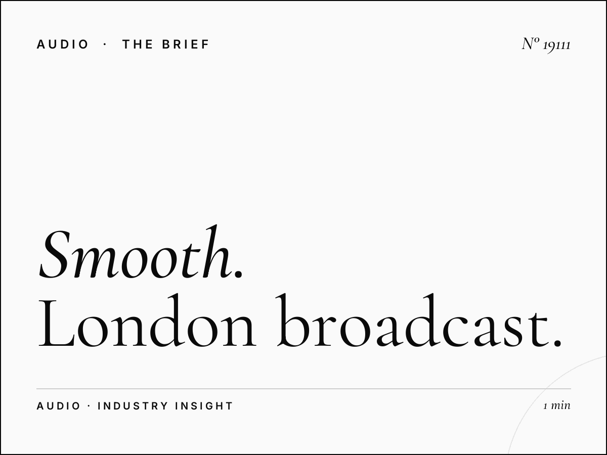 Smooth London 102.2 Coverage Area: London Broadcast Reach