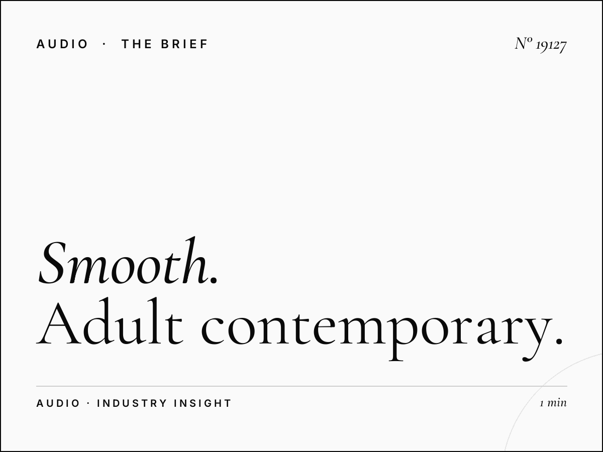 Smooth Radio UK Music Format: Adult Contemporary National