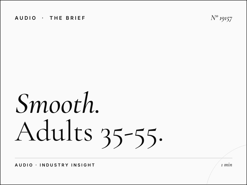 Smooth Radio UK Mature Audience: Adults 35-55 National