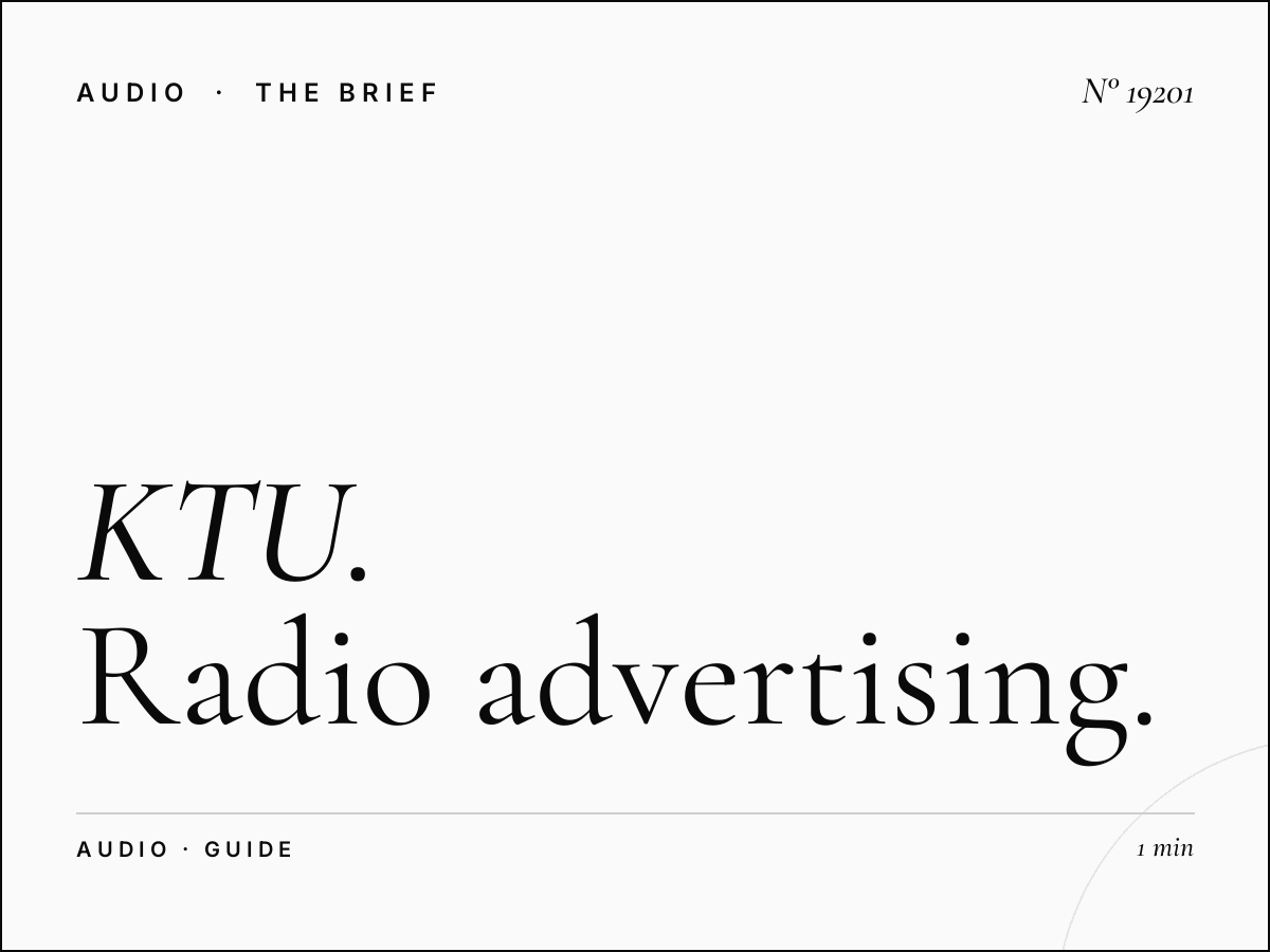 KTU 103.5 Budget Guide: Radio Advertising Cost