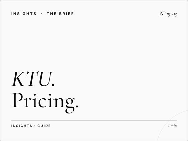 KTU 103.5 Cost: Complete Pricing Guide 2025