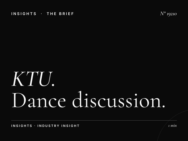 KTU 103.5 Talk Shows: Dance Discussion Programming