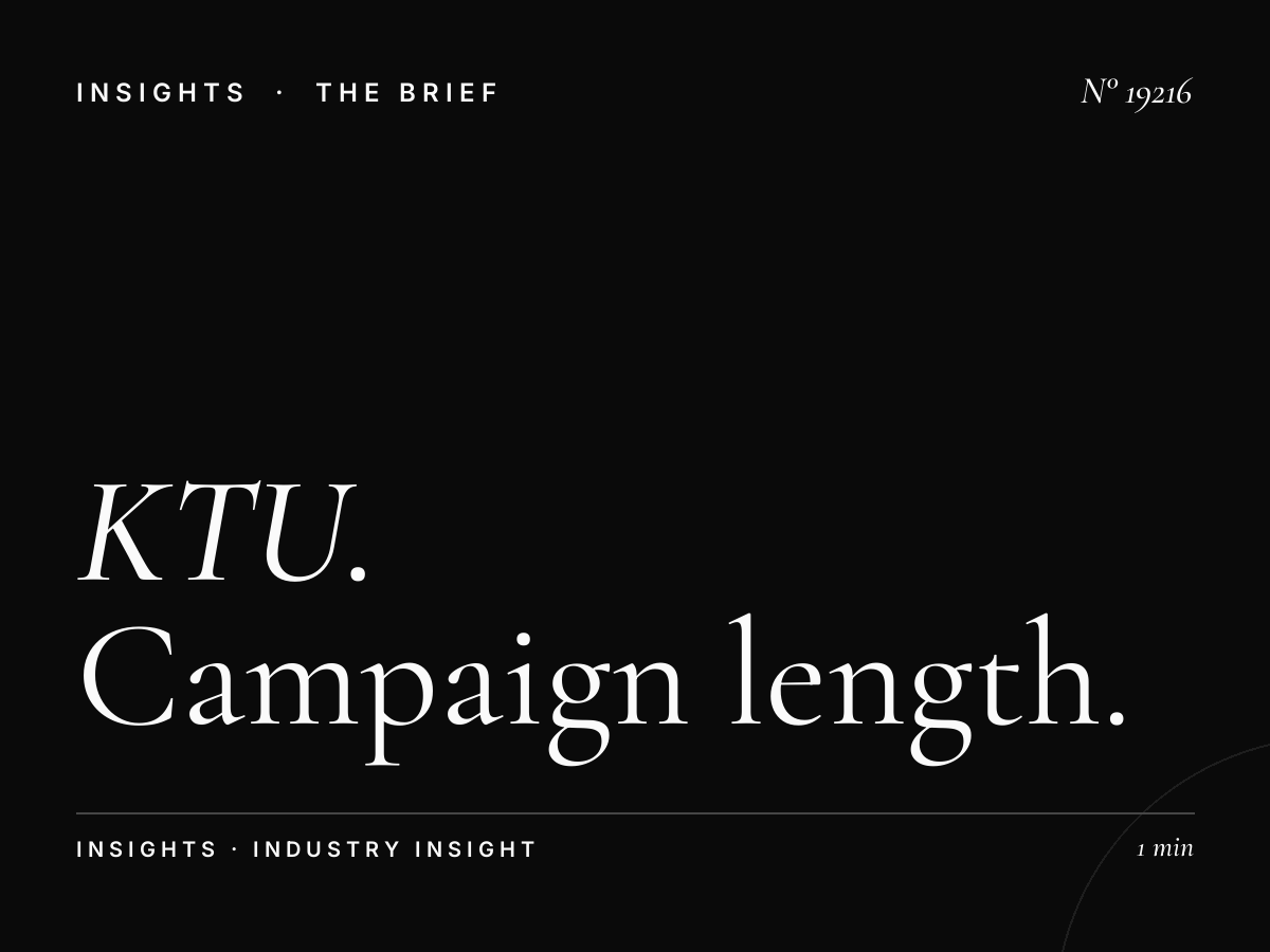 KTU 103.5 Duration: Campaign Length Options