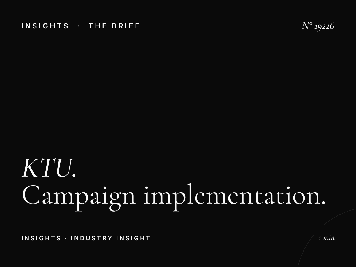 KTU 103.5 Advertising Strategy: Campaign Implementation