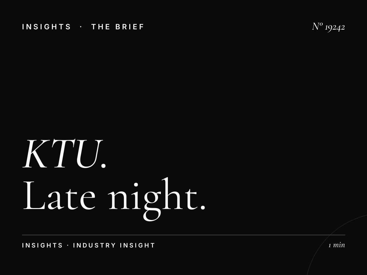 KTU 103.5 Night Show: Late Night Dance Programming