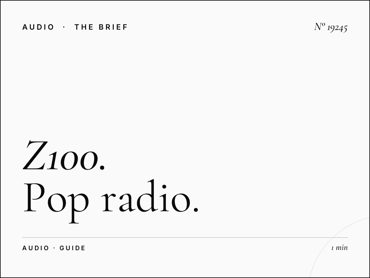 Z100 100.3 New York: Pop Radio Campaign Guide