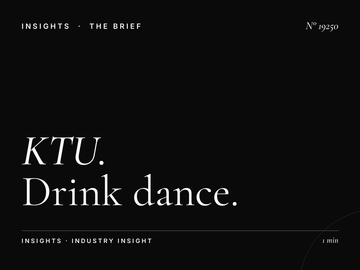 KTU 103.5 Beverage Brands: Drink Dance Marketing NYC