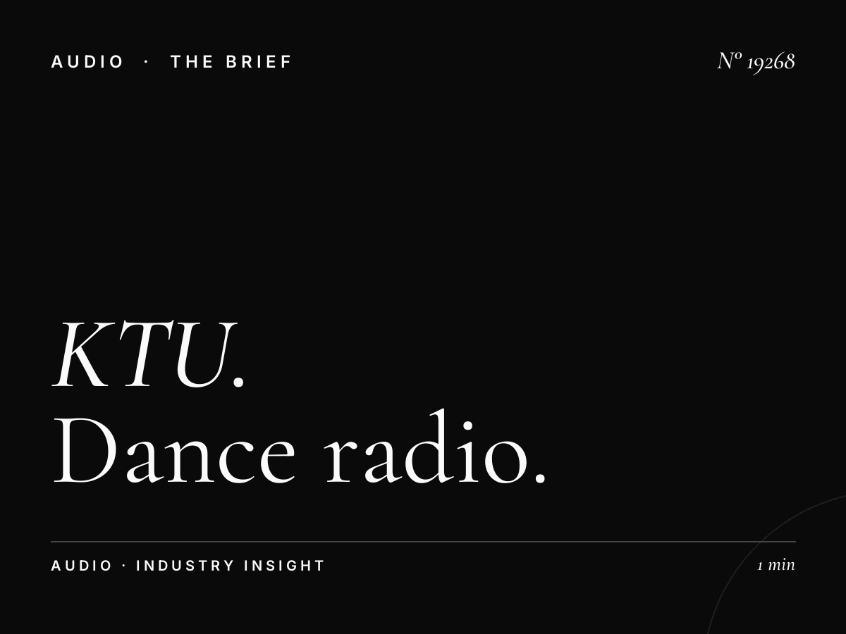 KTU 103.5 Competition: Dance Radio NYC Positioning