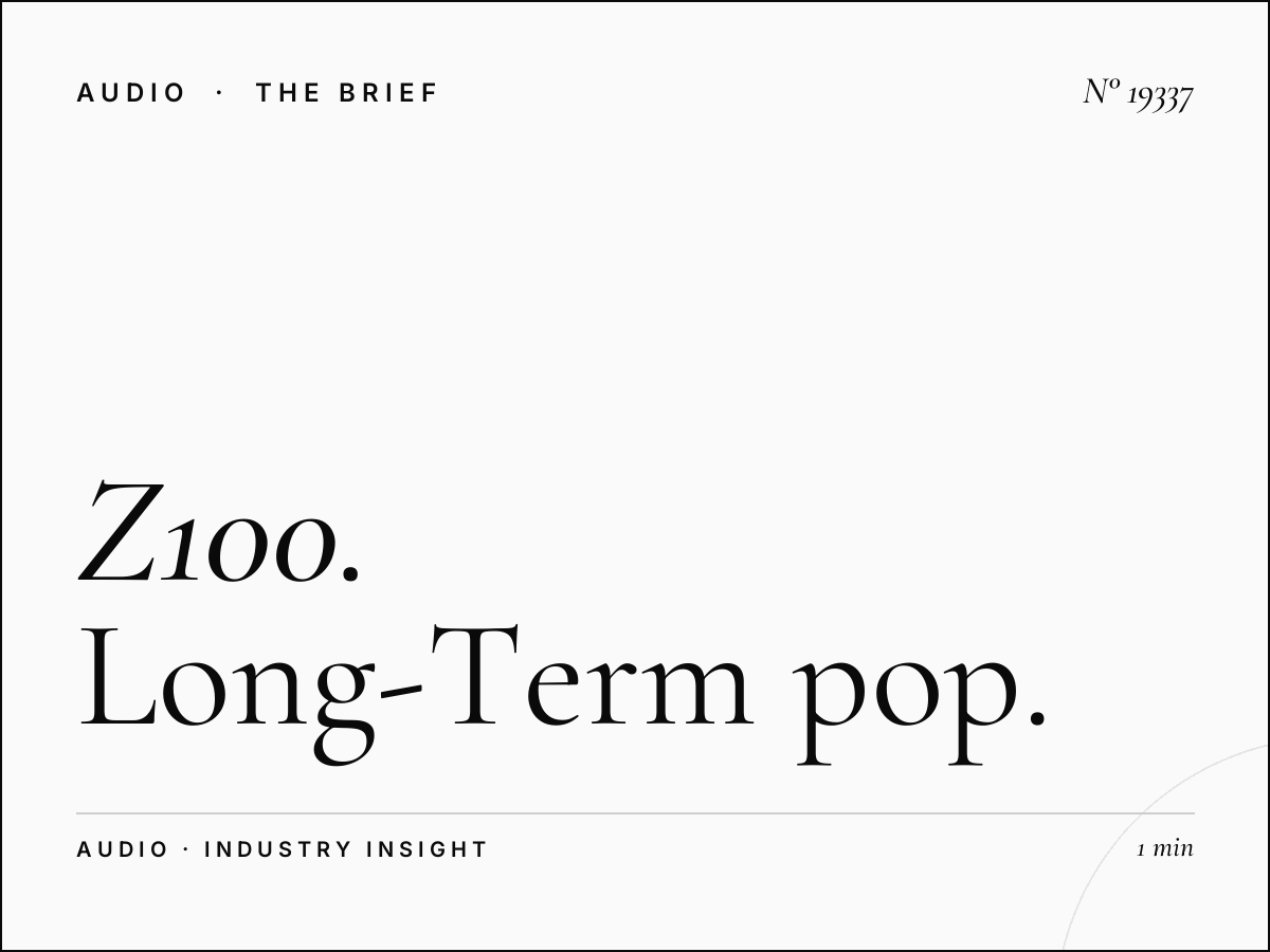 Z100 100.3 Brand Partnership: Long-Term Pop Radio NYC