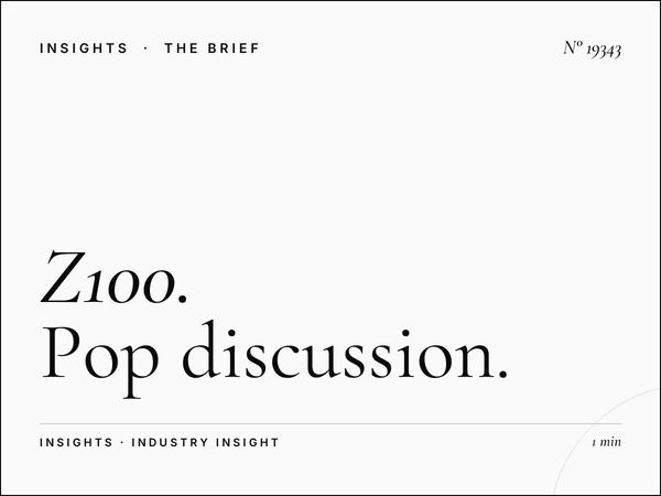 Z100 100.3 Talk Shows: Pop Discussion Programming