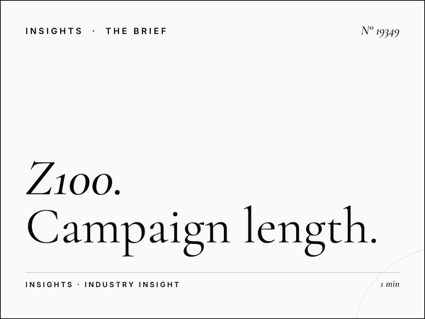 Z100 100.3 Duration: Campaign Length Options