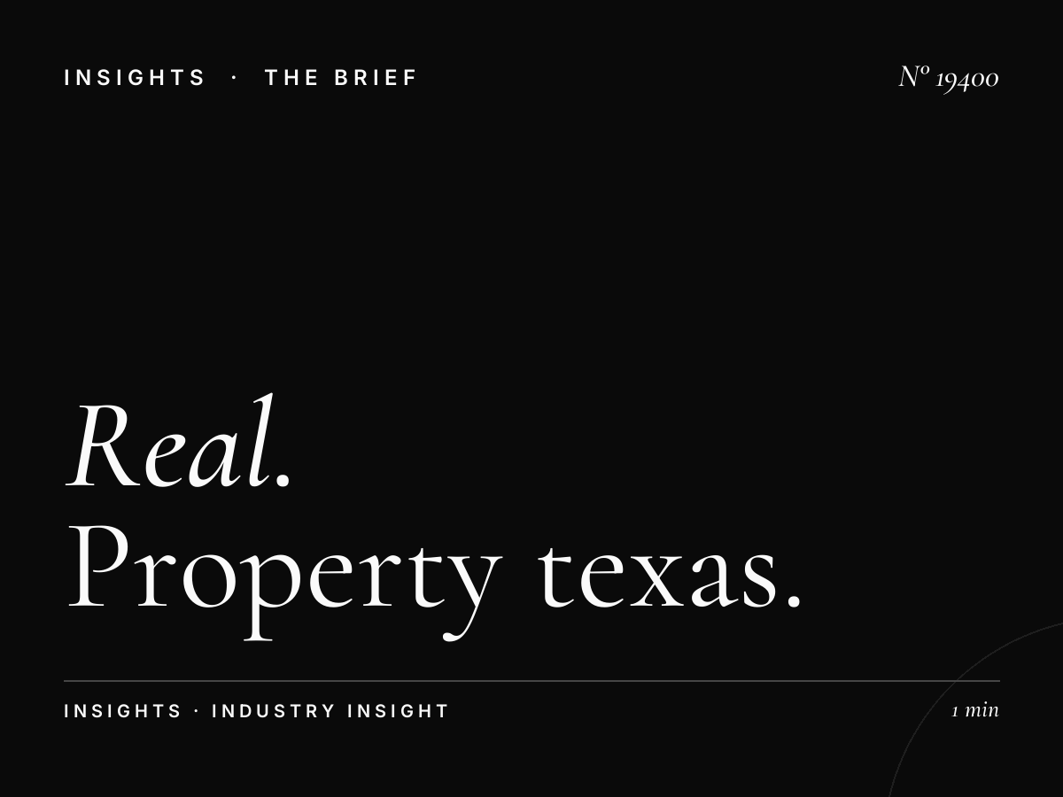 Real Estate Lone Star 92.5: Property Texas Marketing