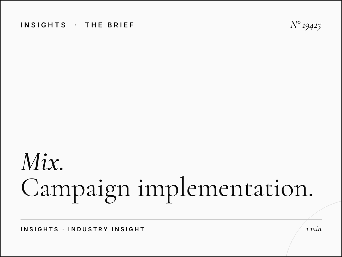 Mix 102.9 Advertising Strategy: Campaign Implementation