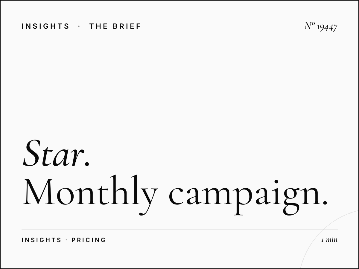 Star 102.1 Advertising Rates: Monthly Campaign Pricing