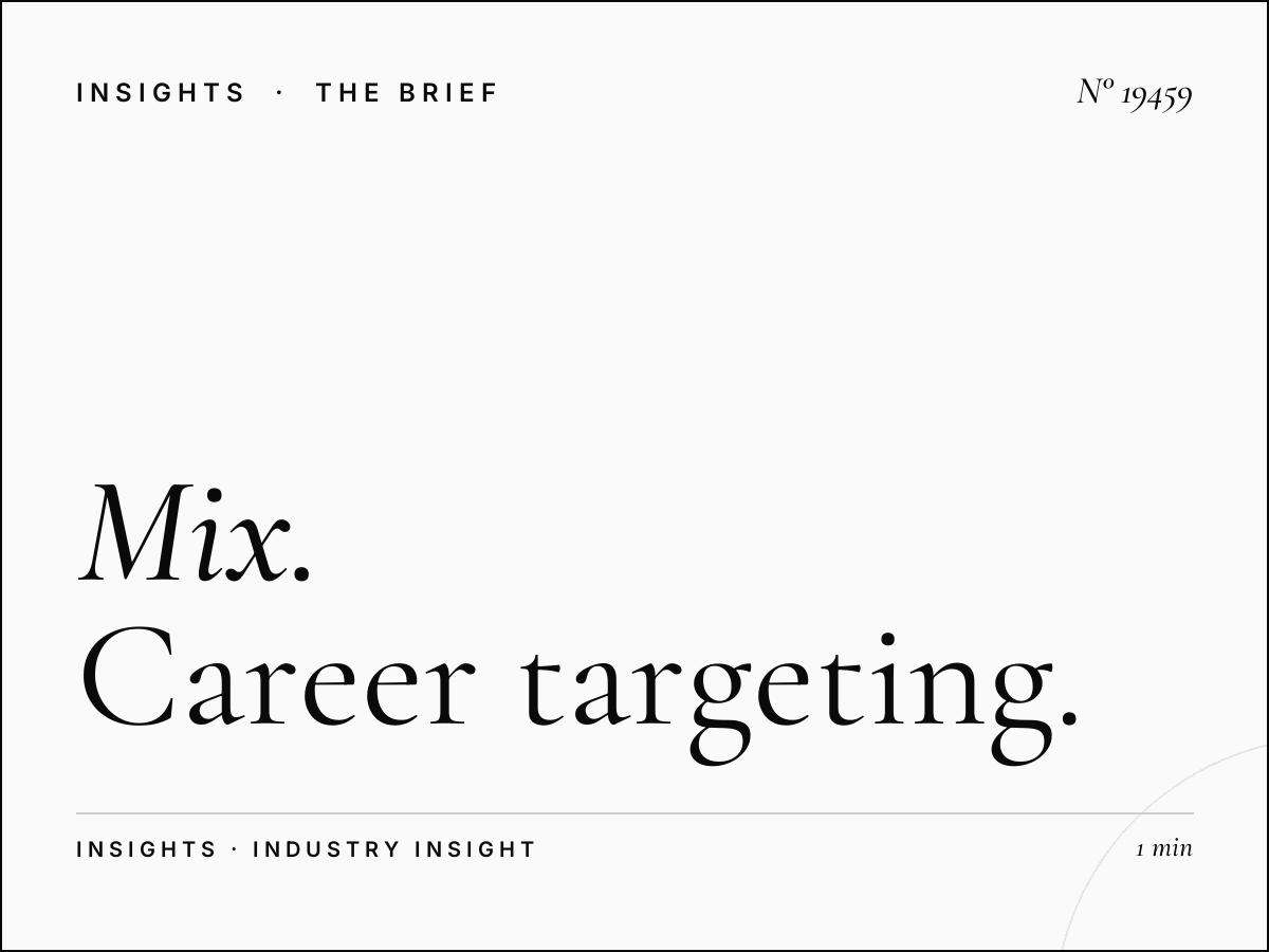 Mix 102.9 Professional Women: Career Targeting