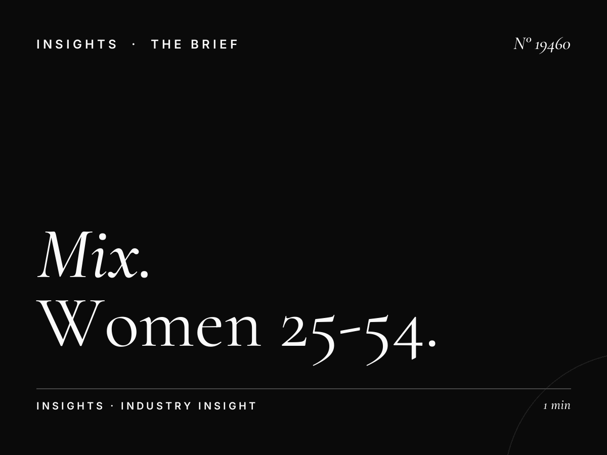 Mix 102.9 Female Audience: Women 25-54 Targeting