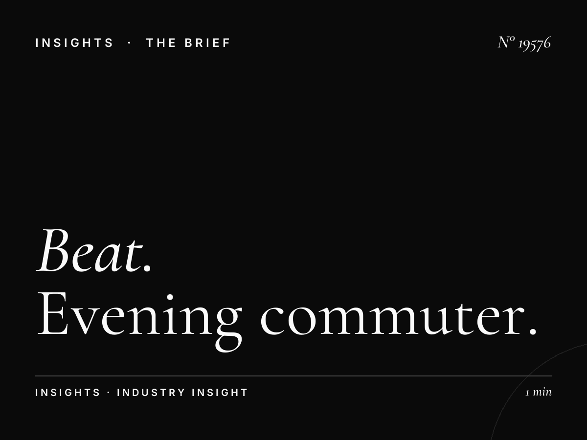 The Beat 93.7 Drive Time: Evening Commuter Advertising