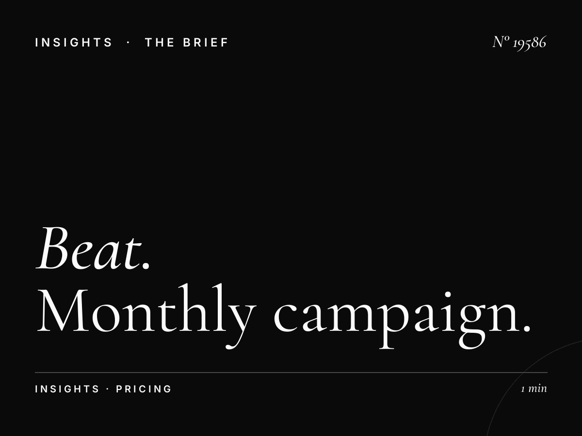 The Beat 93.7 Advertising Rates: Monthly Campaign Pricing