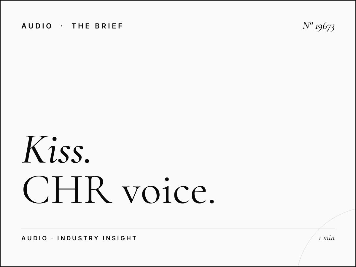 Kiss FM 106.1 Voice Over: CHR Voice Talent Options