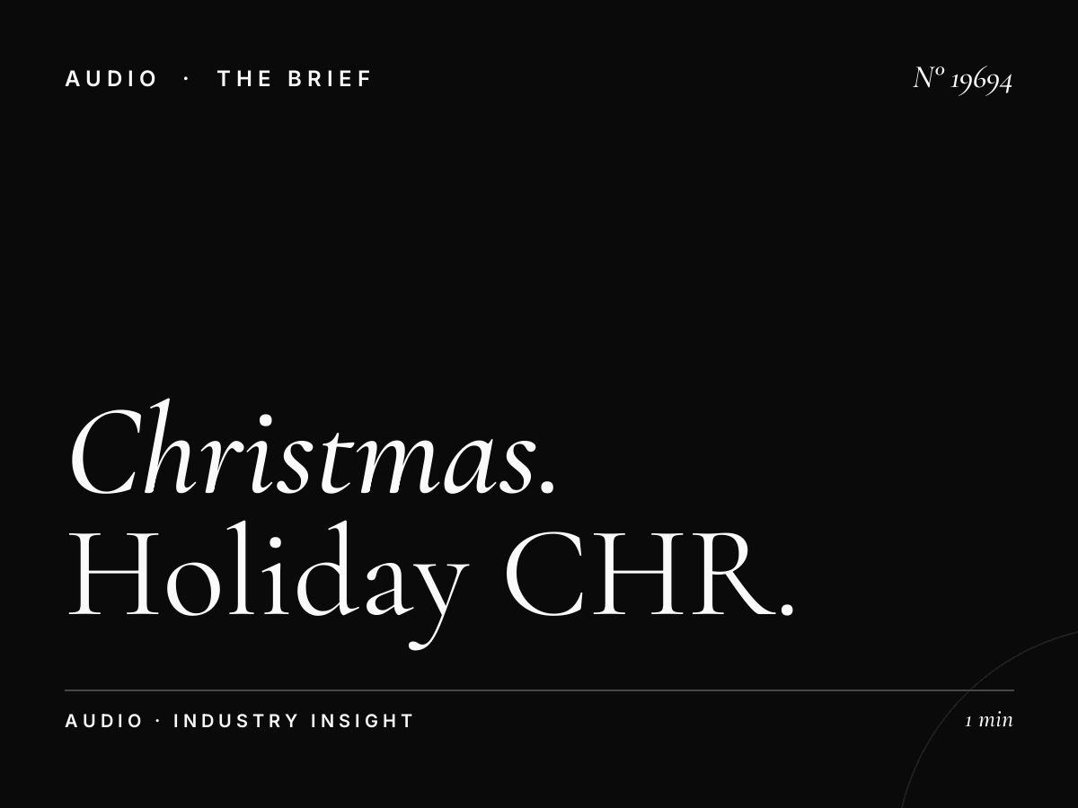 Christmas Kiss FM 106.1: Holiday CHR Advertising