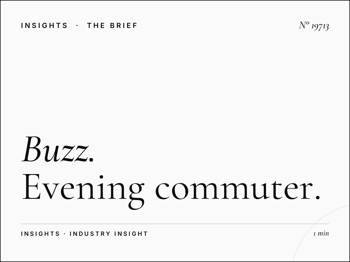 The Buzz 94.5 Drive Time: Evening Commuter Advertising