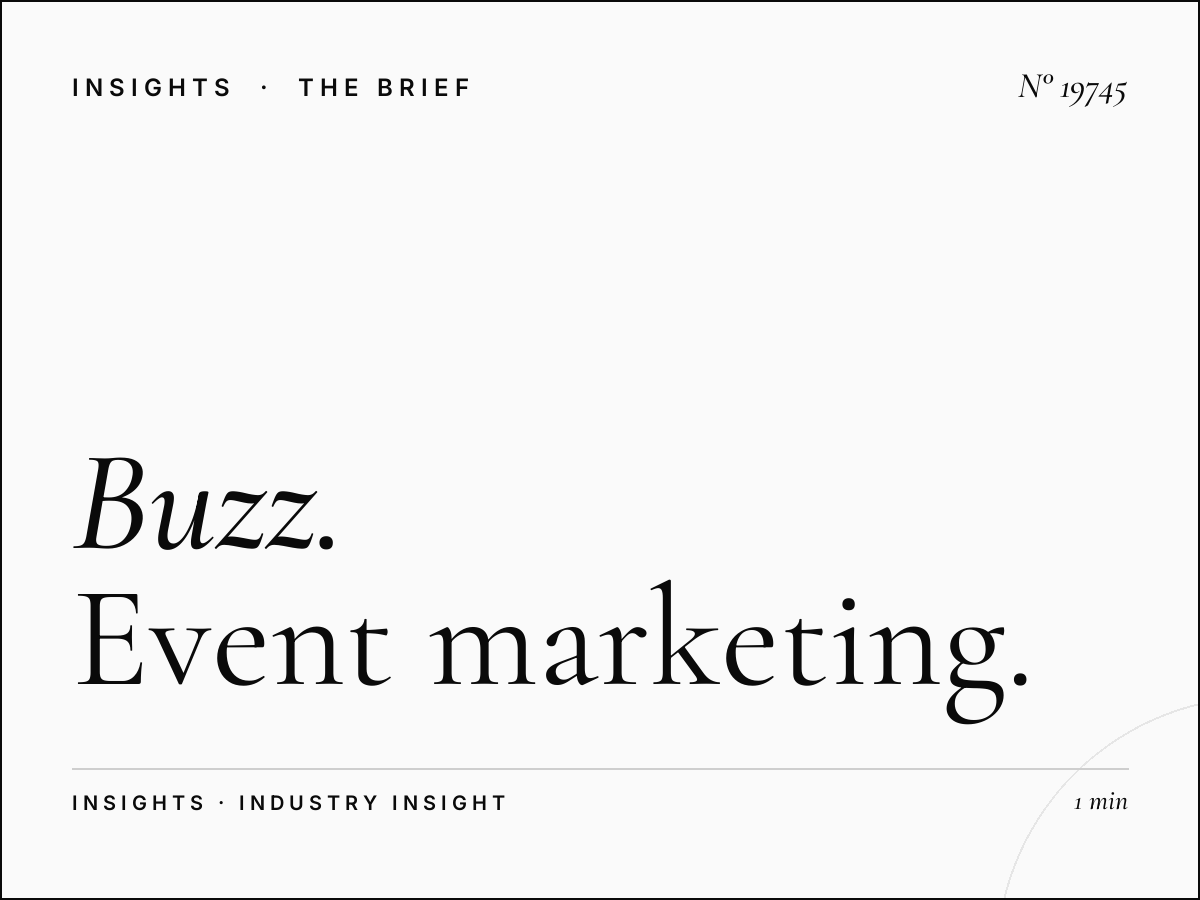 The Buzz 94.5 Event Promotion: Event Marketing Alternative