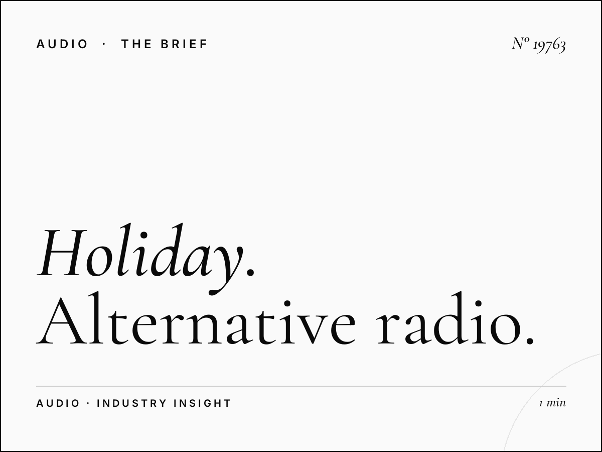 Holiday The Buzz 94.5: Holiday Alternative Radio Campaign