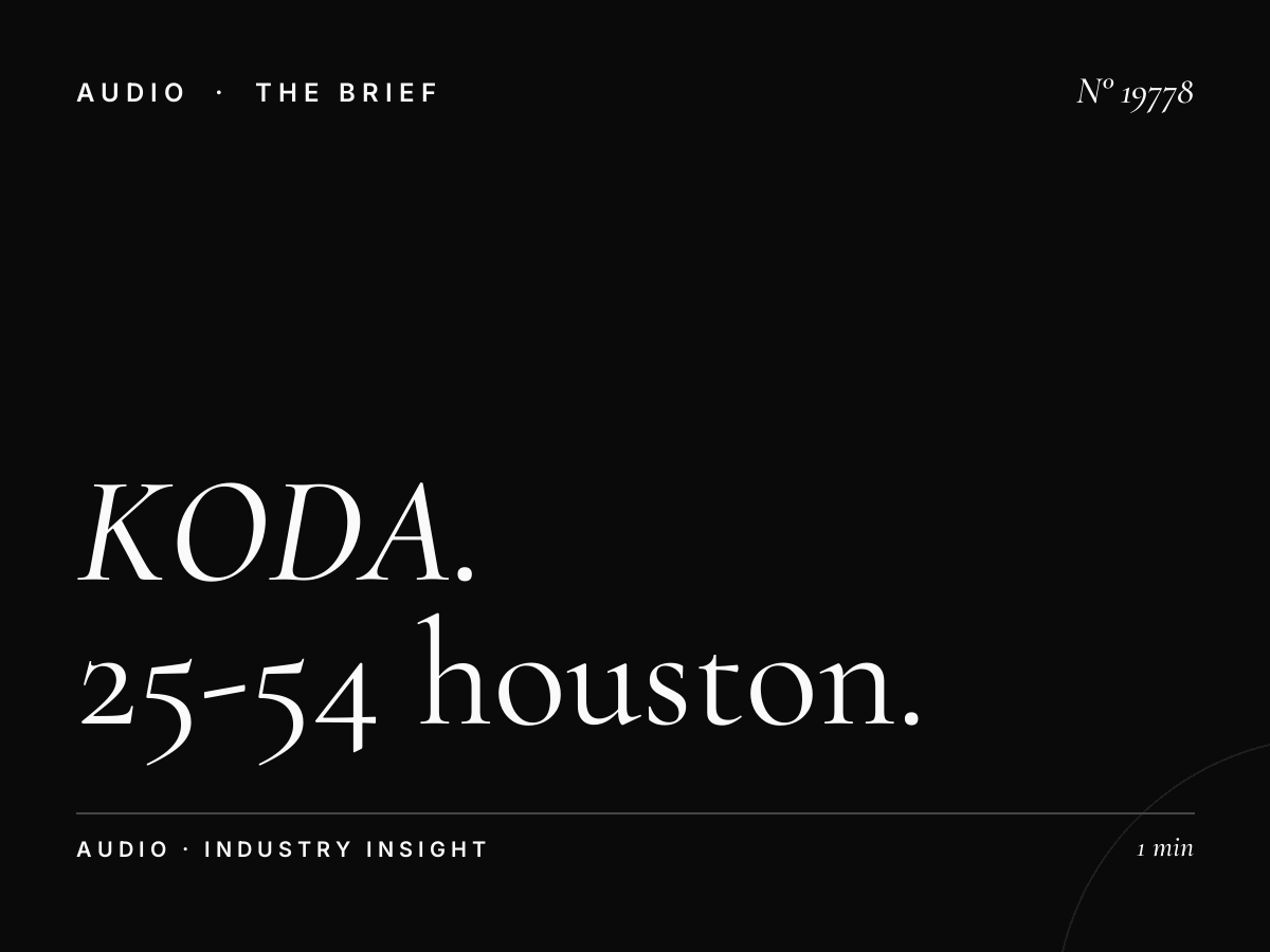 KODA FM Sunny 99.1 Demographics: 25-54 Houston Soft AC