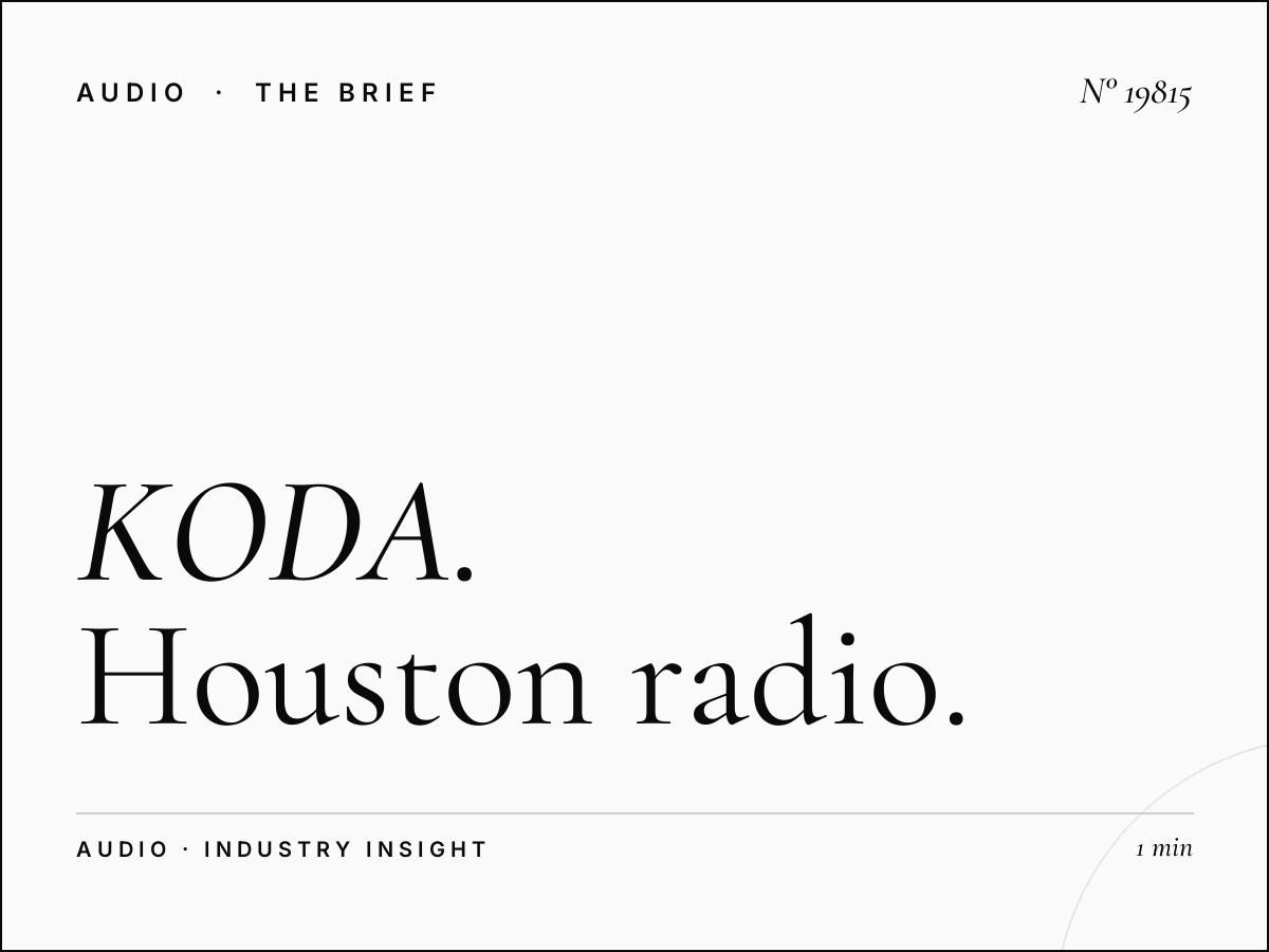 KODA FM Sunny 99.1 Brand Partnership: Houston Radio