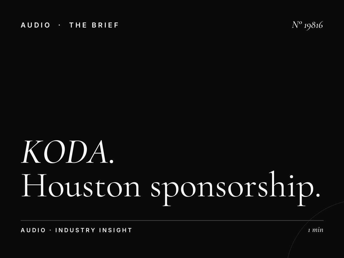 KODA FM Sunny 99.1 Sponsorship: Houston Sponsorship