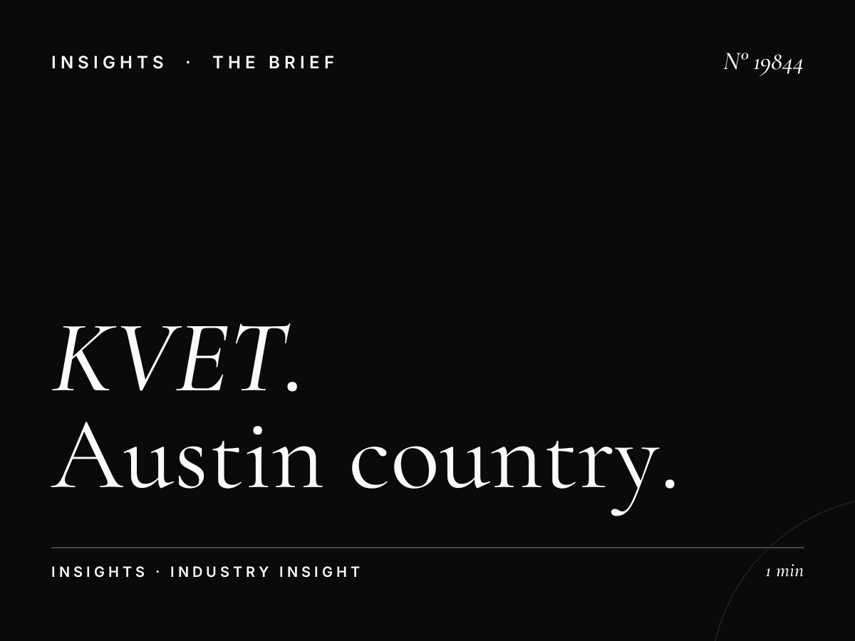 KVET 98.1 Listener Profile: Austin Country Audience