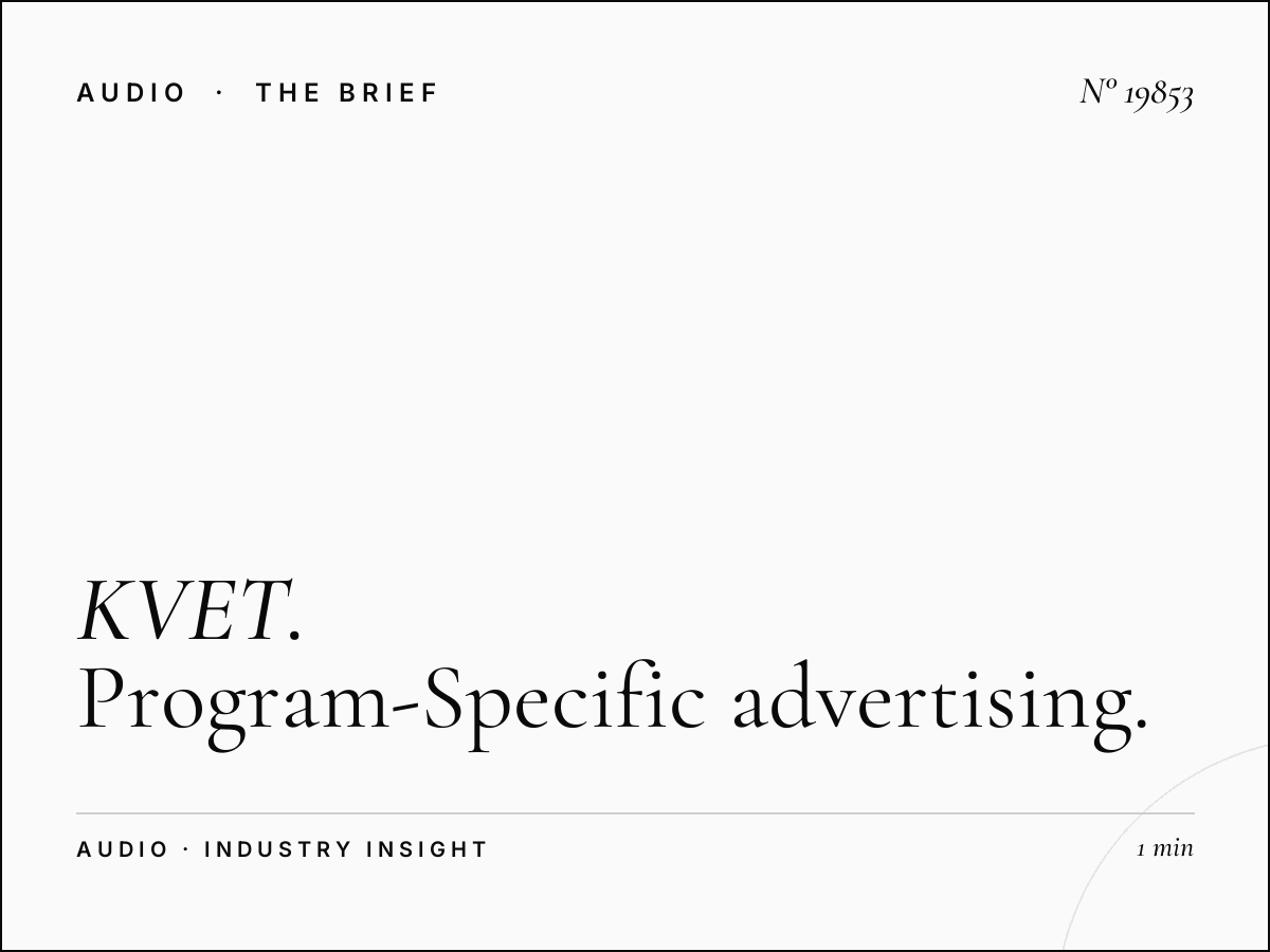 KVET 98.1 Radio Shows: Program-Specific Advertising