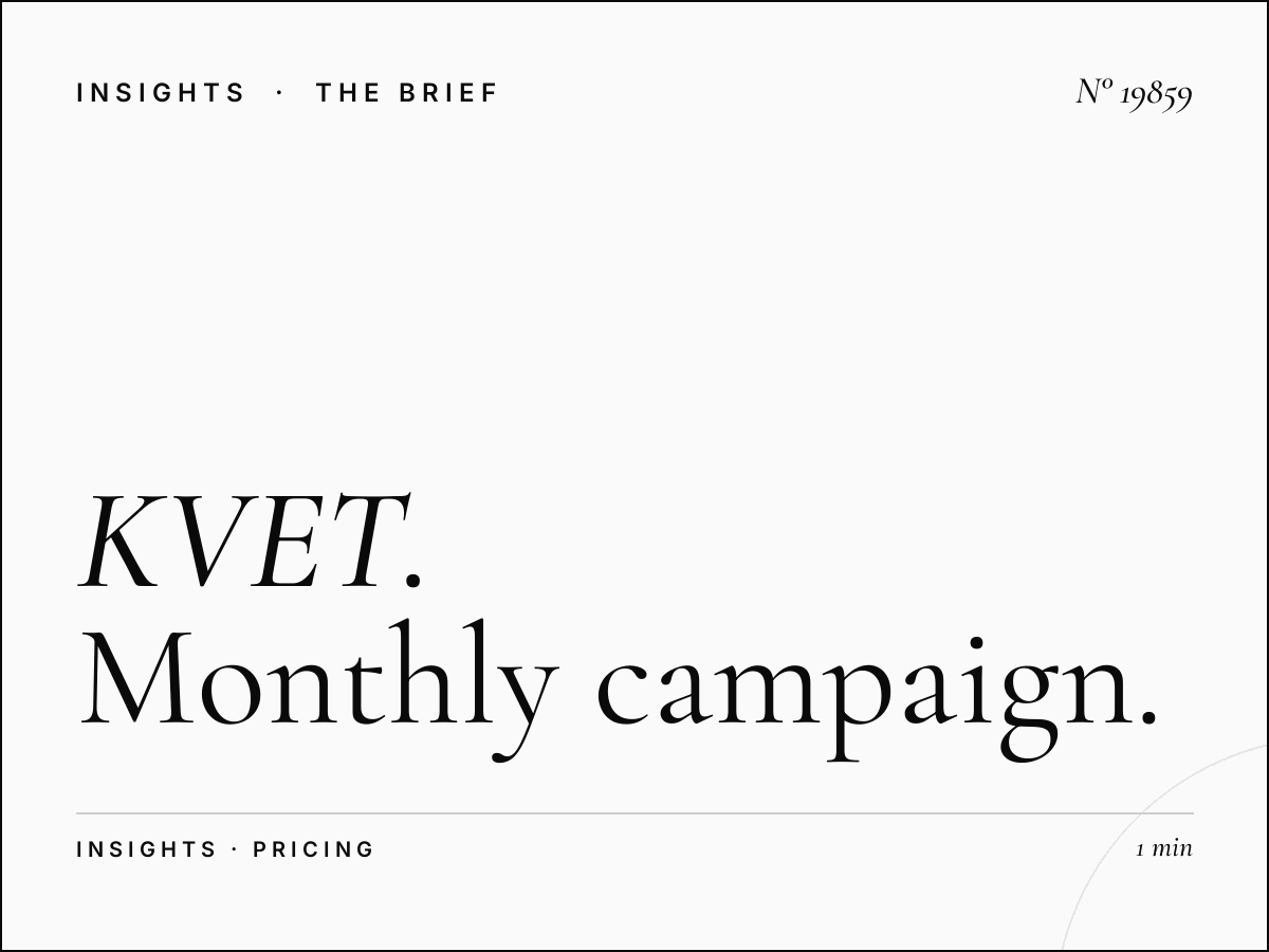 KVET 98.1 Advertising Rates: Monthly Campaign Pricing