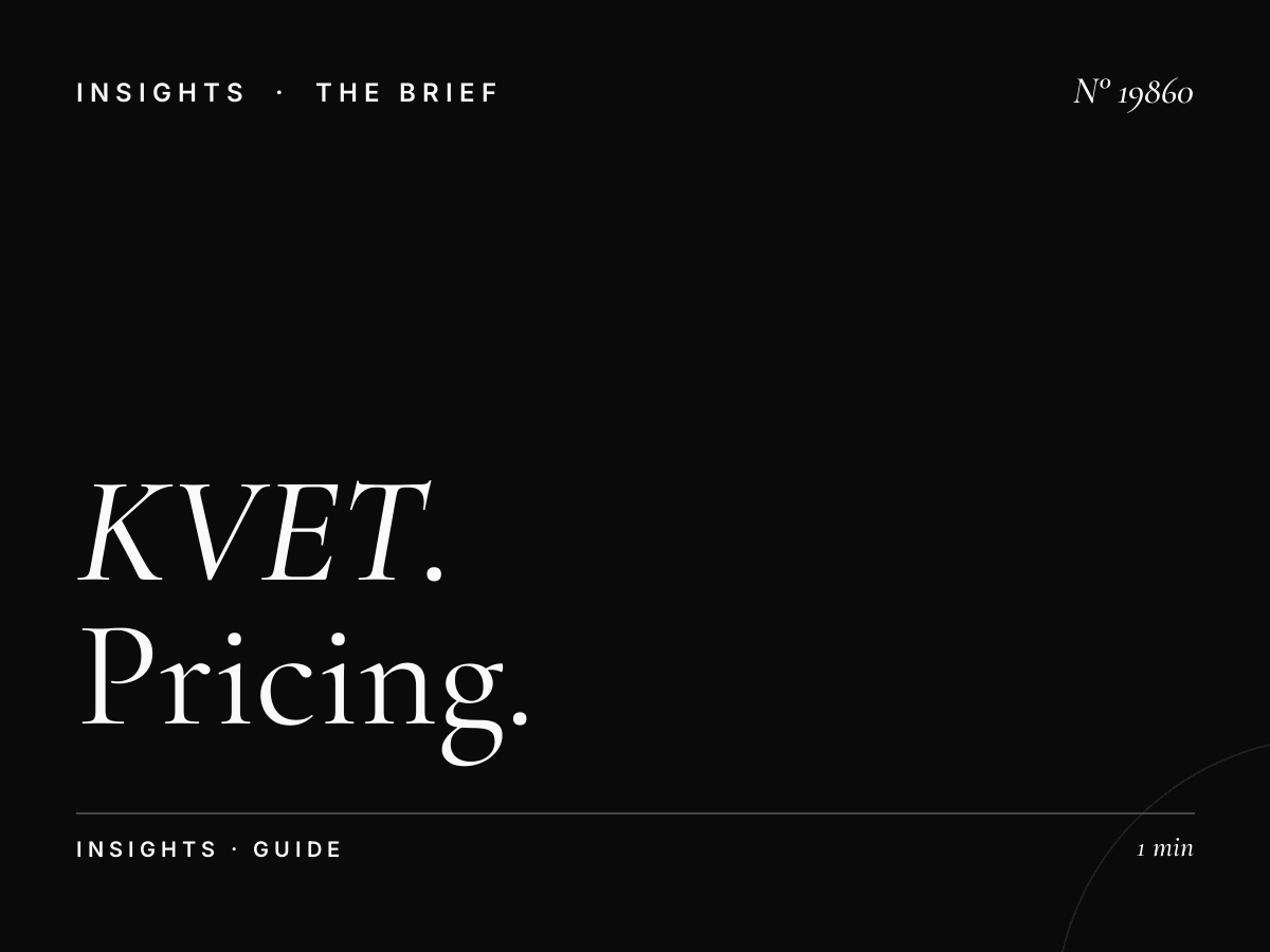KVET 98.1 Cost: Complete Pricing Guide 2025