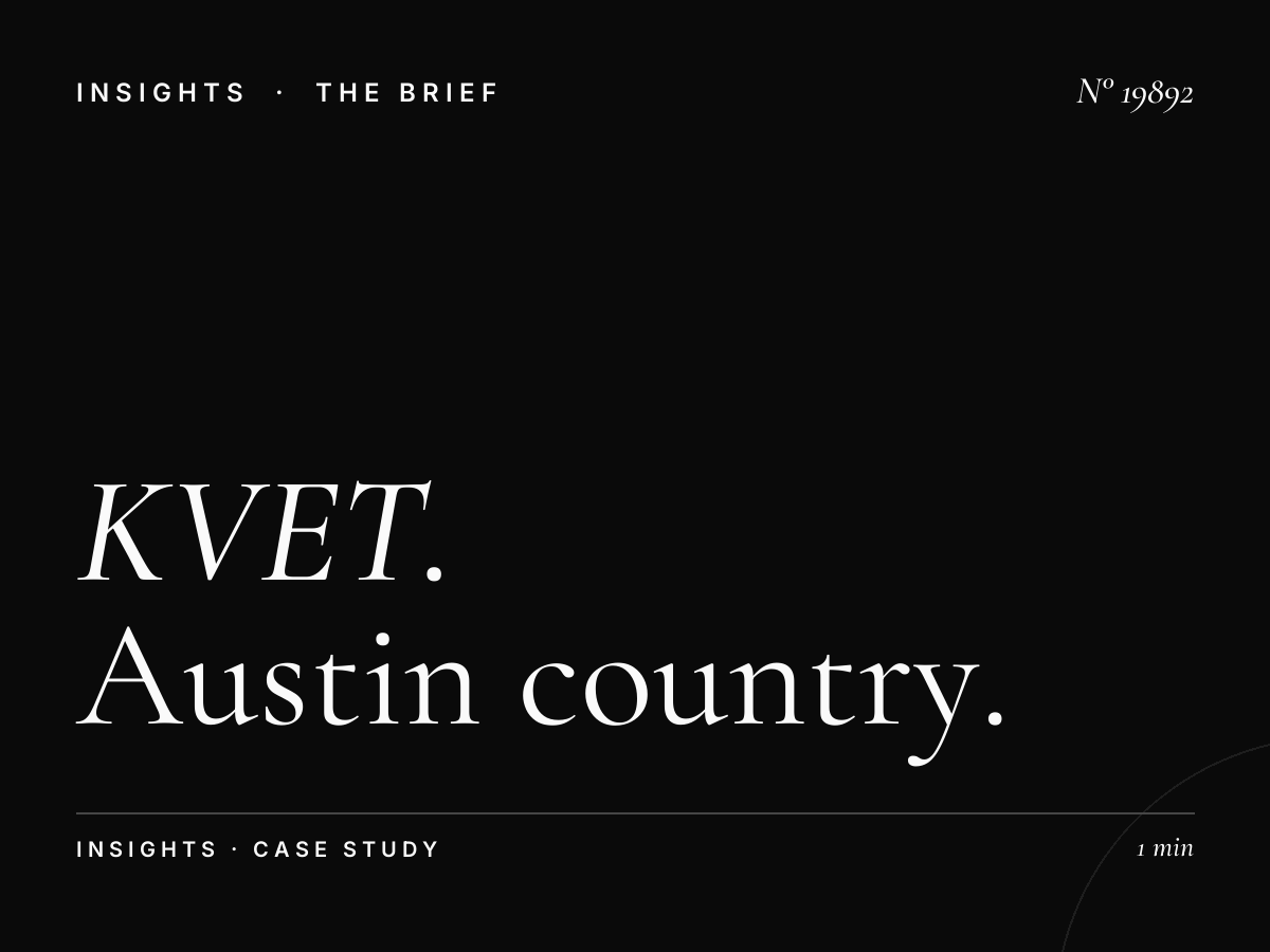KVET 98.1 Case Studies: Austin Country Campaigns