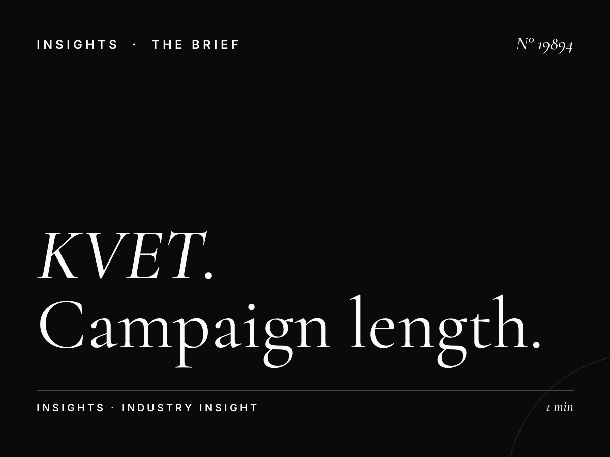 KVET 98.1 Duration: Campaign Length Options